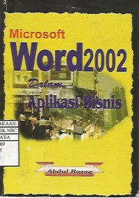 MIcrosoft Word 2002 dalam Aplikasi Bisnis