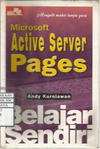 Belajar Sendiri : Microsoft Active Server Pages