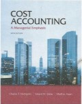 Cost Accounting : A Managerial Emphasis