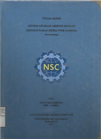 Laporan Tugas Akhir Sistem Aplikasi Absensi dengan Menggunakan Media Web Camera (Pre-Processing)
