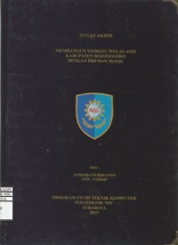 Laporan Tugas Akhir Membangun Website Welas Asih Kabupaten BOJONEGORO Dengan PHP DAN MYSQL