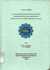 Laporan Tugas Akhir Evaluasi Sistem Pengendalian Intern terhadap Pengupanan Karyawan