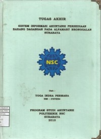 Laporan Tugas Akhir Sistem Informasi Akuntansi Persediaan Barang Dagangan pada Alfamart Bronggalan Surabaya