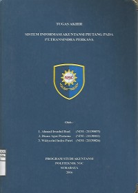 Laporan Tugas Akhir Sistem Informasi Akuntansi Piutang Pada PT. Transindra Perkasa