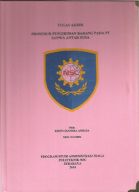 Laporan Tugas Akhir Prosedur Pengiriman Barang pada PT Sanwa Antar Nusa