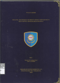 Laporan Tugas Akhir Selling Technique Di Front Office Department Zest Hotel Jemursari Surabaya