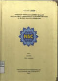 Laporan Tugas Akhir Peranan Petugas Laundry Dalam Kelancaran Operasional Laundry Section Di Hotel Bisanta Bidakara