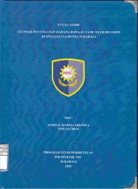 LAPORAN TUGAS AKHIR STANDAR PENANGANAN BARANG BAWAAN TAMU OLEH BELLBOY DI SINGGASANA HOTEL SURABAYA