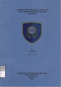 Laporan Praktik Kerja Lapangan HOTEL 88 EMBONG MALANG Surabaya