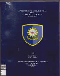 LAPORAN PRAKTIK KERJA LAPANGAN PADA PT BANGUN JAYA POWER SURABAYA