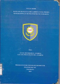 Laporan Tugas Akhir Rancang Bangun Game Labirin Untuk Proses Kemahasiswaan Di Politeknik NSC Surabaya