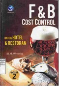 F & B Control untuk Hotel dan Restoran