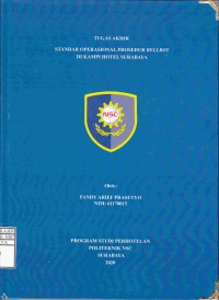 LAPORAN TUGAS AKHIR STANDAR OPERASIONAL PROSEDUR BELLBOY DI KAMPI HOTEL SURABAYA