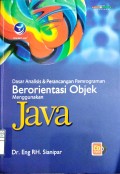 Dasar Analisis dan Perancangan Pemrograman Berorientasi Objek Menggunakan Java