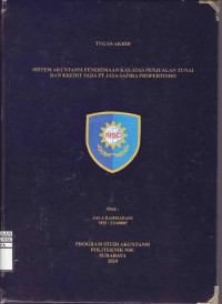 Laporan Tugas Akhir Sistem Akuntansi Penerimaan Kas Atas Penjualan Tunai Dan Kredit Pada PT Jaya Safira Propertindo