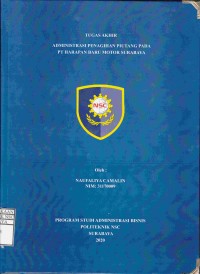 Laporan Tugas Akhir Administrasi Penagihan Piutang Pada PT Harapan Baru Motor Surabaya
