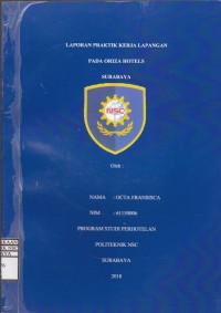 Laporan Praktik Kerja Lapangan Pada Oriza Hotels Surabaya
