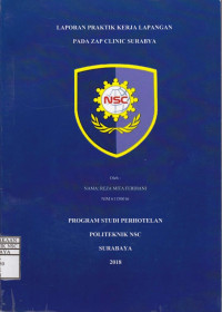 Laporan Praktik Kerja Lapangan Pada ZAP Clinic Surabaya
