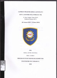 Laporan Praktik Kerja Lapangan di PT. JASUINDO TIGA PERKASA Tbk