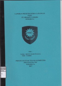Image of Laporan Praktik Kerja Lapangan ke-2 di PT. Bhakti Tamara Surabaya