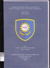 Laporan Praktik Kerja Lapangan di PT CEMERLANG STATISTIKA INDONESIA-STATS ME! SURABAYA