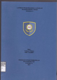 Laporan Praktik Kerja Lapangan ke-2 Maxone Hotel Tidar Surabaya