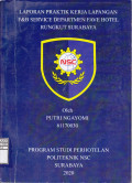 Laporan Praktik Kerja Lapangan F&B Service Departmen Fave Hotel Rungkut Surabaya