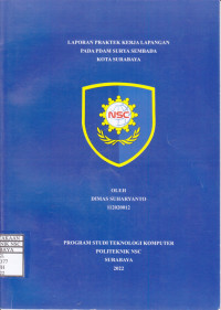 LAPORAN PRAKTIK KERJA LAPANGAN PADA PDAM SURYA SEMBADA KOTA SURABAYA