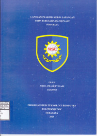 LAPORAN PRAKTIK KERJA LAPANGAN PADA PERUSAHAAN JM PLAST SURABAYA