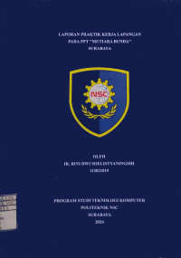 LAPORAN PRAKTIK KERJA LAPANGAN PADA PPT 