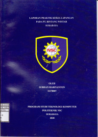 Laporan Praktik Kerja Lapangan Pada PT. Bintang Wistar Surabaya