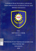 Laporan Praktik Kerja Lapangan Pada Wirausaha Barbar Snack And Drinks Surabaya