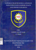Laporan Praktik Kerja Lapangan Pada Wirausaha Barbar Snack And Drinks Surabaya
