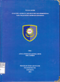 LAPORAN TUGAS AKHIR ANALISIS LAPORAN LABA RUGI SECARA HORISONTAL PADA PDAM SURYA SEMBADA SURABAYA