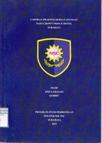 Image of LAPORAN PRAKTEK KERJA LAPANGAN PADA CROWN PRINCE HOTEL SURABAYA