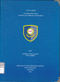 Image of Laporan Tugas Akhir Analisis SWOT Pada